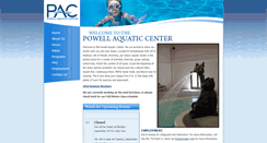 Desktop Screenshot of powellaquatics.com