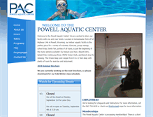 Tablet Screenshot of powellaquatics.com